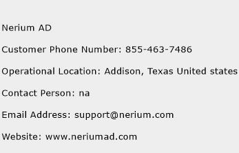 Nerium AD Phone Number Customer Service