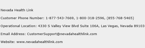 Nevada Health Link Phone Number Customer Service