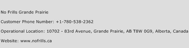 No Frills Grande Prairie Phone Number Customer Service