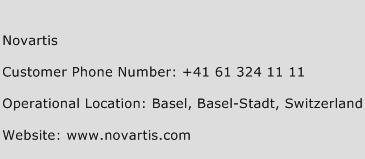 Novartis Phone Number Customer Service