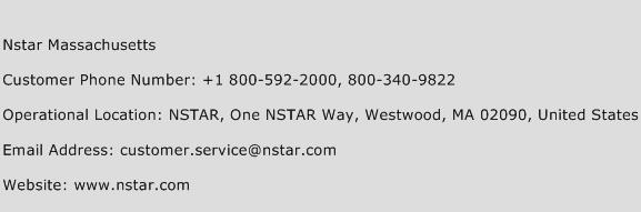 Nstar Massachusetts Phone Number Customer Service