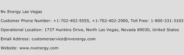 Nv Energy Las Vegas Phone Number Customer Service
