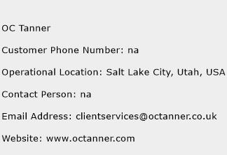 OC Tanner Phone Number Customer Service