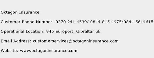 Octagon Insurance Phone Number Customer Service