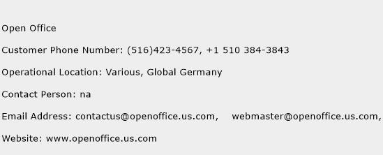 Open Office Number | Open Office Customer Service Phone Number | Open Office Contact Number ...