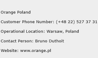 Orange Poland Phone Number Customer Service
