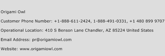Origami Owl Phone Number Customer Service