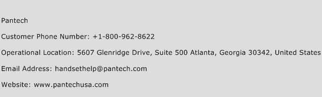 Pantech Phone Number Customer Service