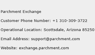 Parchment Exchange Phone Number Customer Service