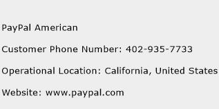 PayPal American Phone Number Customer Service