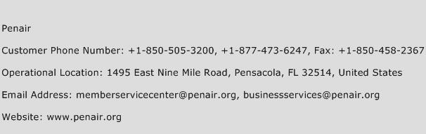 Penair Phone Number Customer Service