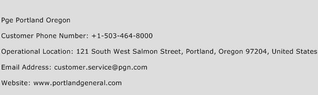 Pge Portland Oregon Contact Number | Pge Portland Oregon Customer Service Number | Pge Portland ...