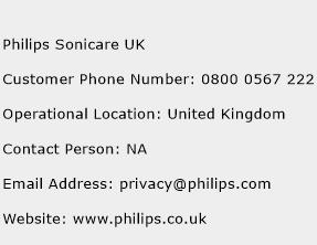 Philips Sonicare UK Phone Number Customer Service