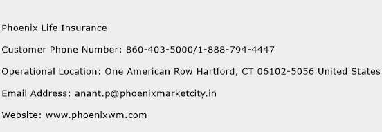 Phoenix Life Insurance Phone Number Customer Service