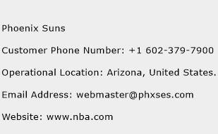 Phoenix Suns Phone Number Customer Service