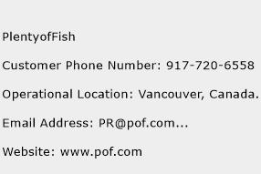 PlentyofFish Phone Number Customer Service