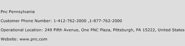 Pnc Pennsylvania Phone Number Customer Service