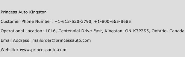 Princess Auto Kingston Phone Number Customer Service