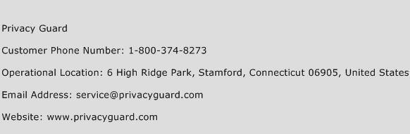 Privacy Guard Phone Number Customer Service