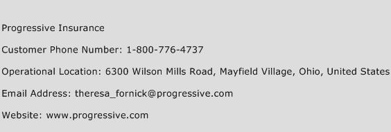 Progressive Insurance Contact Number | Progressive Insurance Customer