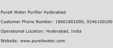 Pureit Water Purifier Hyderabad Phone Number Customer Service