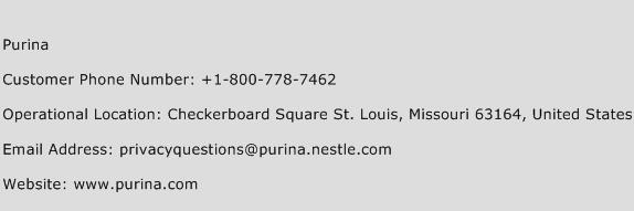 Purina Phone Number Customer Service