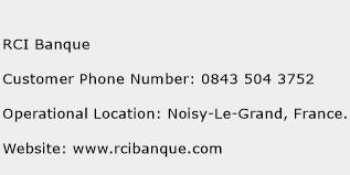 RCI Banque Phone Number Customer Service