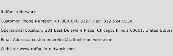 Raffaello Network Phone Number Customer Service