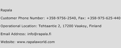 Rapala Phone Number Customer Service