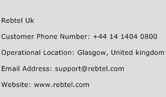 Rebtel UK Phone Number Customer Service