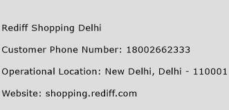 Rediff Shopping Delhi Number Rediff Shopping Delhi Customer Care