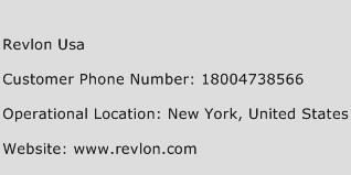 Revlon USA Phone Number Customer Service