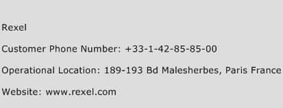 Rexel Phone Number Customer Service
