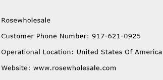 Rosewholesale Phone Number Customer Service