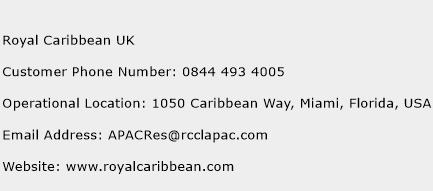 Royal Caribbean UK Phone Number Customer Service