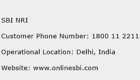 SBI NRI Phone Number Customer Service