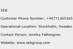 SEB Phone Number Customer Service