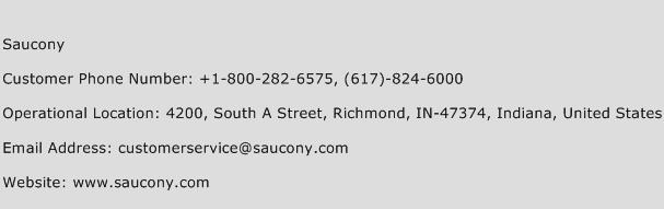 Saucony Phone Number Customer Service
