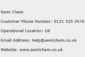 Semi Chem Phone Number Customer Service
