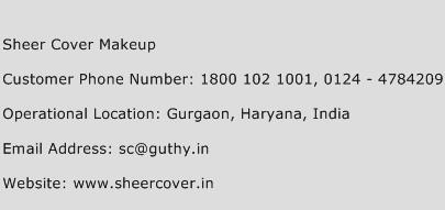 Sheer Cover Makeup Phone Number Customer Service