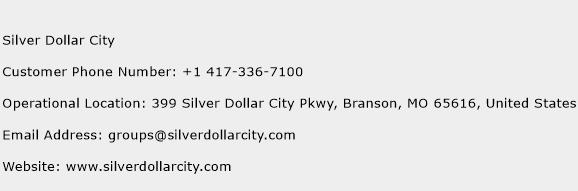 Silver Dollar City Phone Number Customer Service