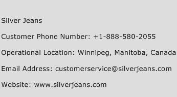 Silver Jeans Phone Number Customer Service