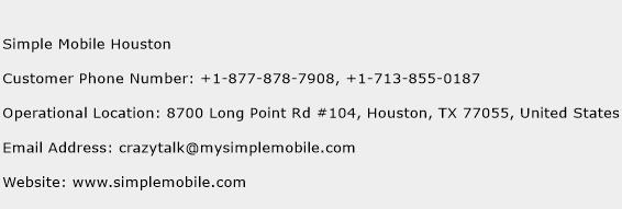 Simple Mobile Houston Number | Simple Mobile Houston Customer Service Phone Number | Simple ...
