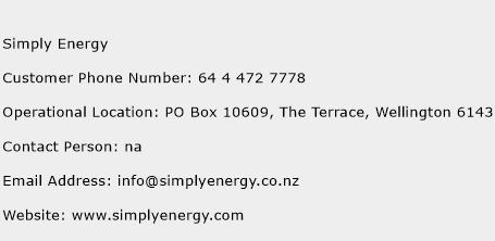 Simply Energy Phone Number Customer Service
