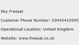 Sky Freesat Phone Number Customer Service