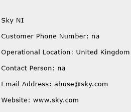 Sky NI Phone Number Customer Service