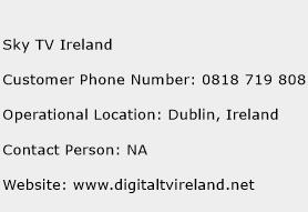 Sky TV Ireland Phone Number Customer Service