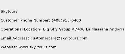 Skytours Phone Number Customer Service
