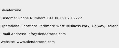 Slendertone Phone Number Customer Service
