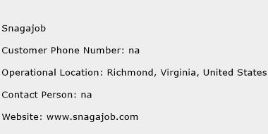 Snagajob Phone Number Customer Service